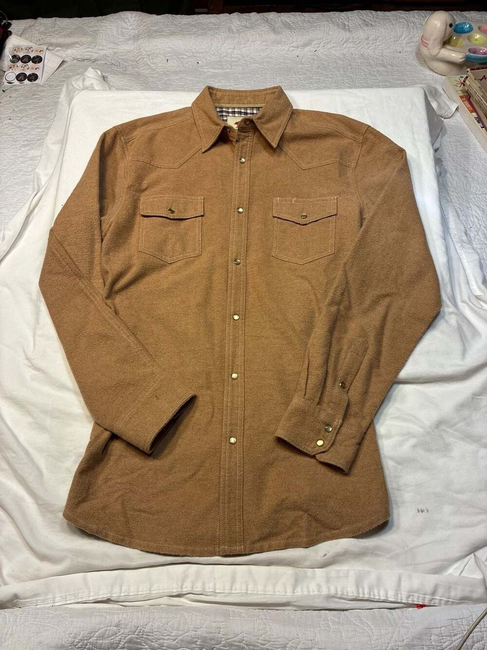 Dakota Grizzly Men's Helton Heavyweight Flannel Western Snap Shirt - Picture 1 of 13